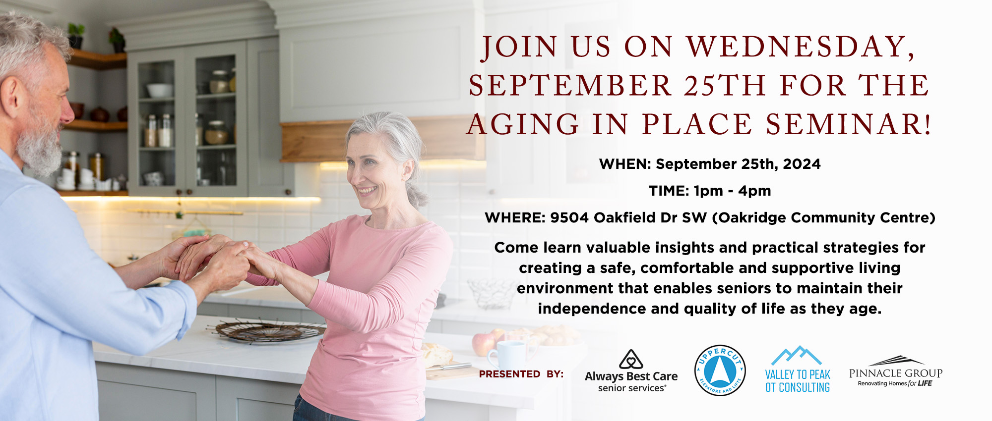 Pinnacle Renovations | Aging In Place Seminar Pinnacle Renovations | Aging In Place Seminar